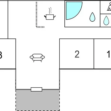 Σπίτι διακοπών Beautiful In With Kitchen Tarm